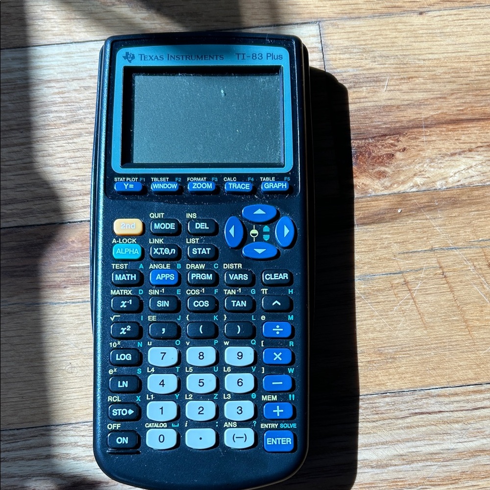 Texas Instruments TI 83 Plus Graphing Calculator